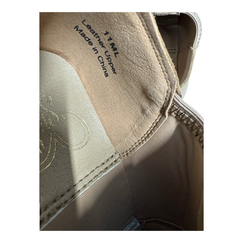 Capezio Split Sole Jazz Shoes Tan 11M Little Kid Runs Small Preowned - Picture 6 of 7